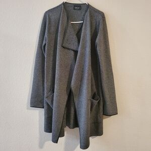 Zara Woman’s Gray Open Front Cardigan Sweater
